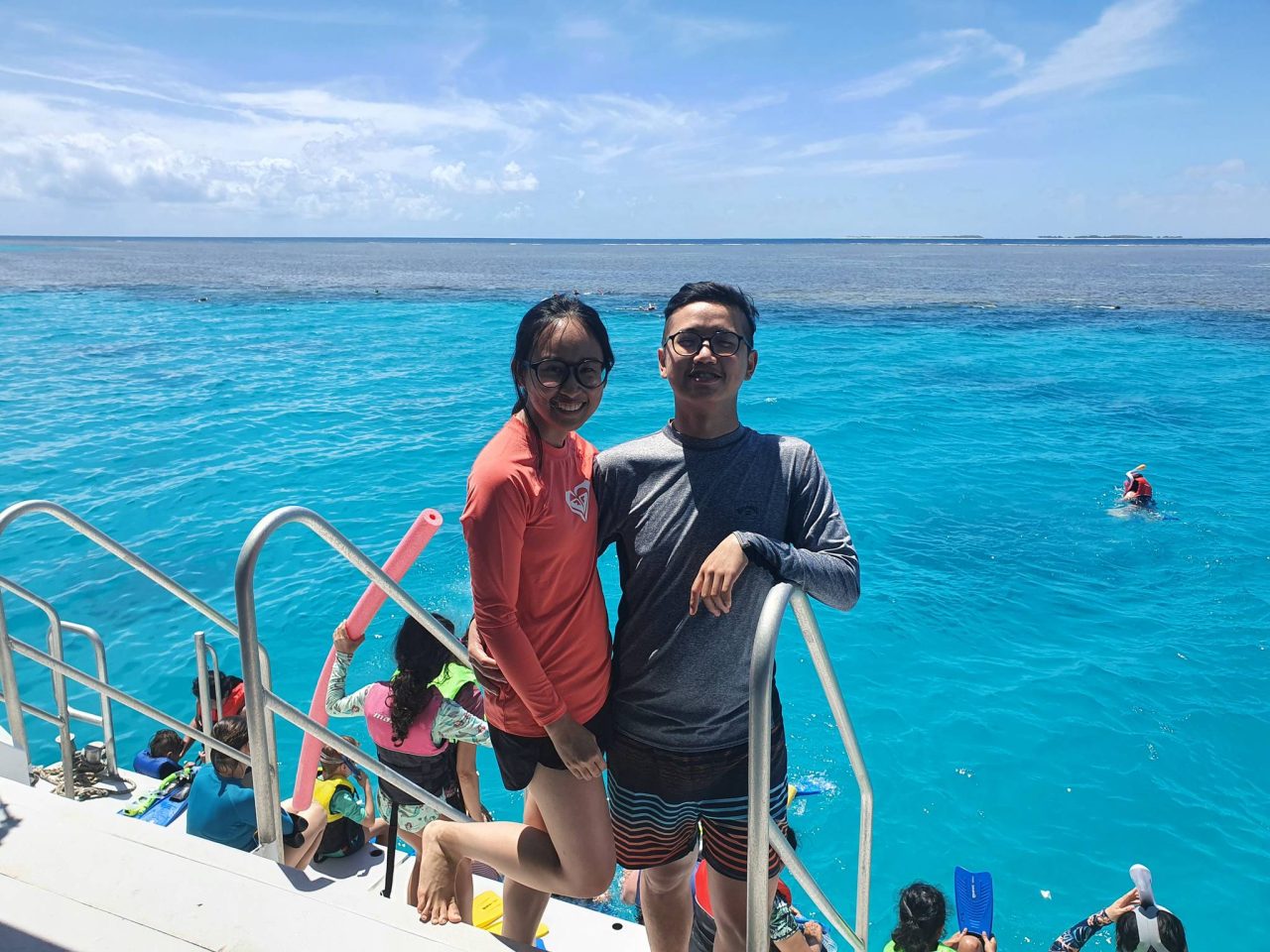 浮潛合照